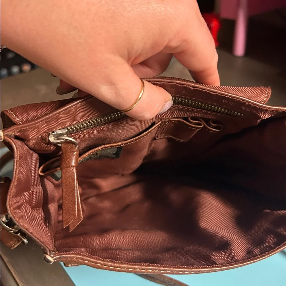 Osgoode Marley Brown Leather‎ Crossbody Bag